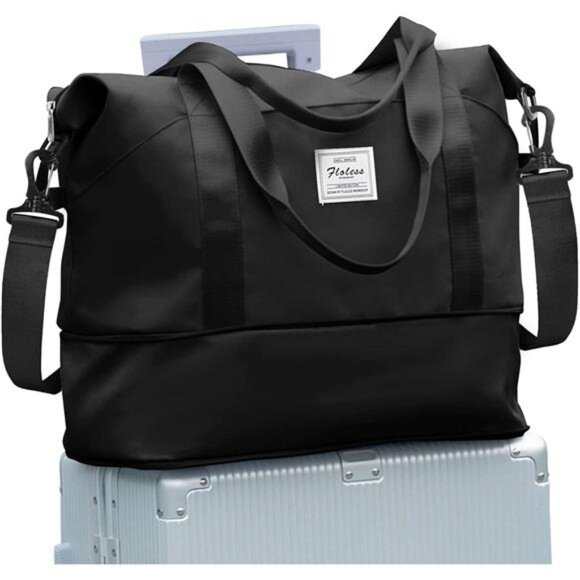 Travel Duffel Bag Women Sports Gym Tote Shoulder Weekender Overnight Large Bag - Picture 1 of 7